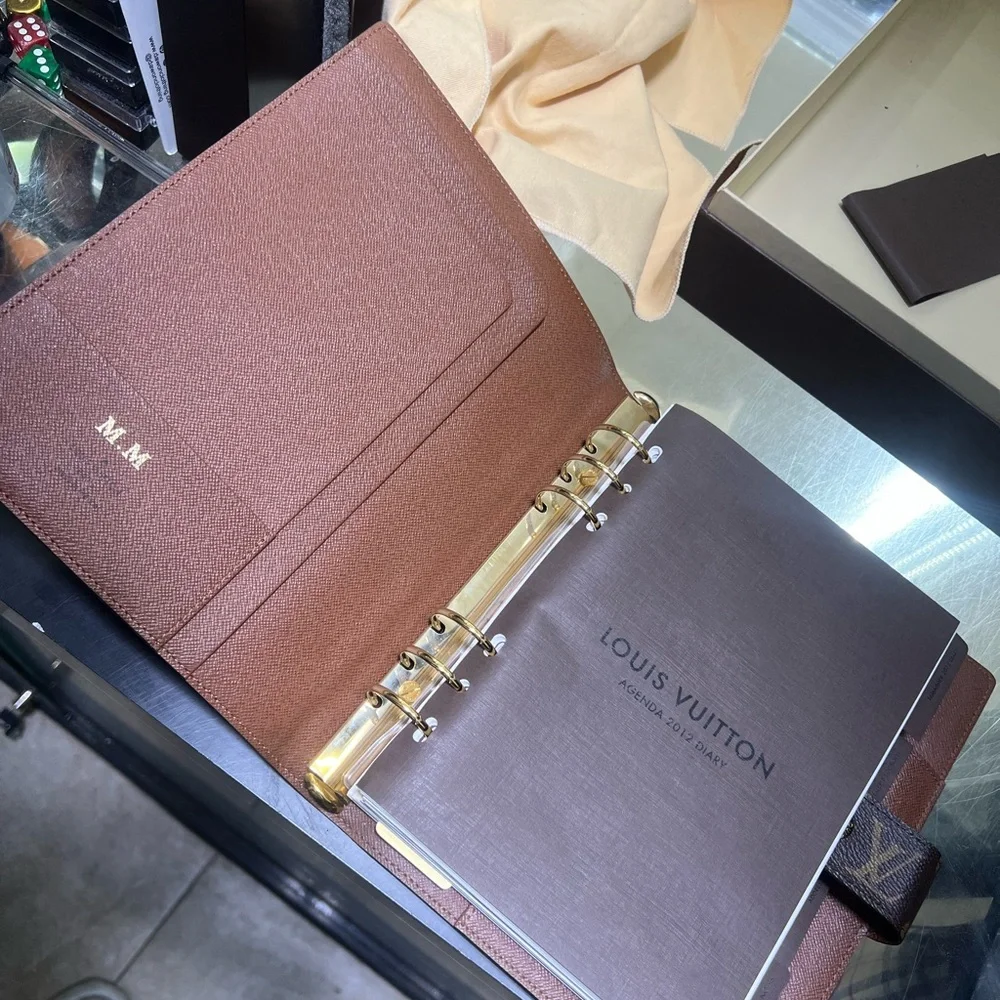 Louis Vuitton Monogram Canvas Brown & Tan Organizer Cover